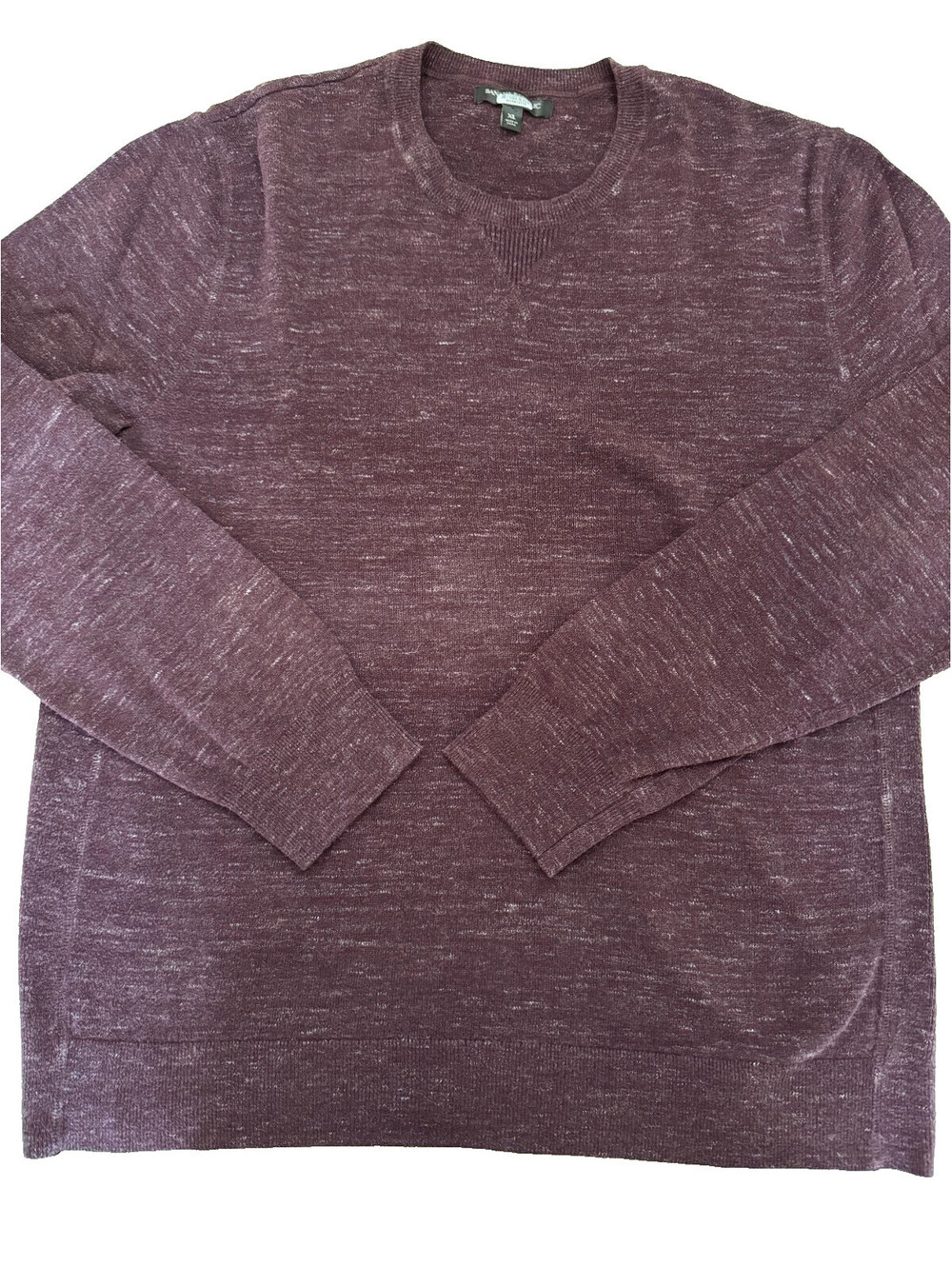 Banana Republic Men's Sweater XL Merlot Red Crew Neck